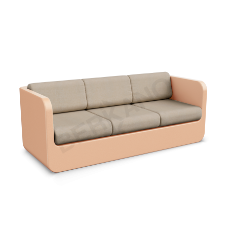 Диван Grace с подушками Terracotta, Bone Brown
