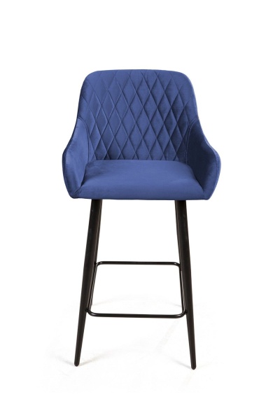 Стул полубарный Robert, бархат синий 29 от интернет-магазина IDODOM.RU