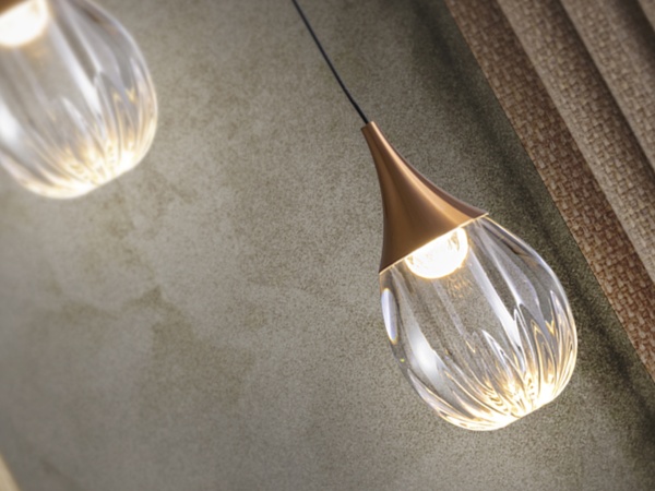 Corina Подвесной светильник 1L черно-медный от интернет-магазина IDODOM.RU