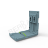 Пеленальный столик вертикальный BERKANO Kids бирюзового цвета