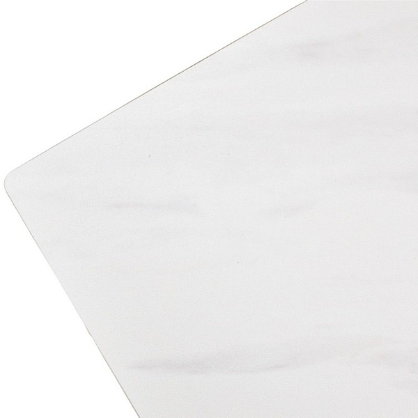 Стол обеденный Aristo (200+50+50) керамика матовая белая от интернет-магазина IDODOM.RU