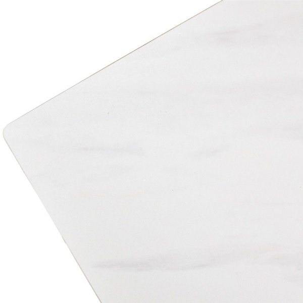 Стол обеденный Aristo (200+50+50) керамика матовая белая от интернет-магазина IDODOM.RU