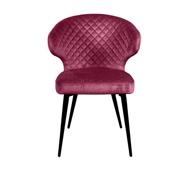 Стул Richard ромб, бархат винно-красный 16 от интернет-магазина IDODOM.RU
