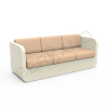 Диван Grace с подушками бежевого цвета, аксессуар песочного цвета