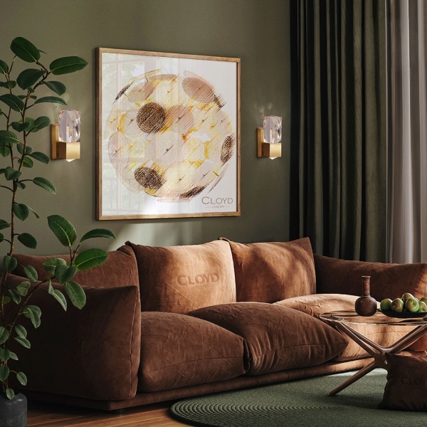 Бра Cloyd CRYO W1 / выс. 22 см - латунь (арт.20170) от интернет-магазина IDODOM.RU