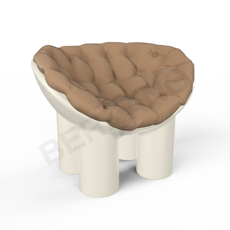 Кресло SLON Bone Brown, Cappuccino