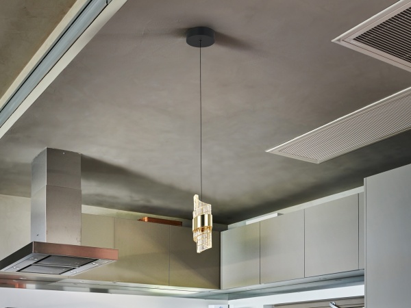 Подвесной светильник Iliada 1L черно-золотой от интернет-магазина IDODOM.RU