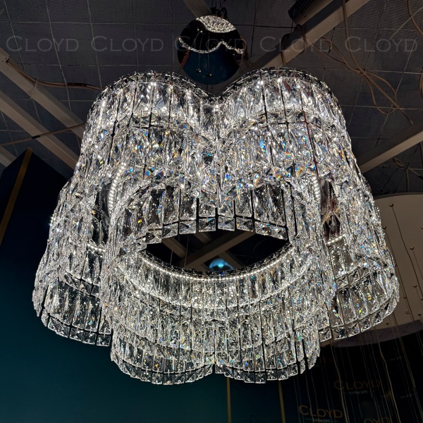 Люстра Cloyd ANTREA-B C1 / Ø50 см - хром (арт.11626) от интернет-магазина IDODOM.RU