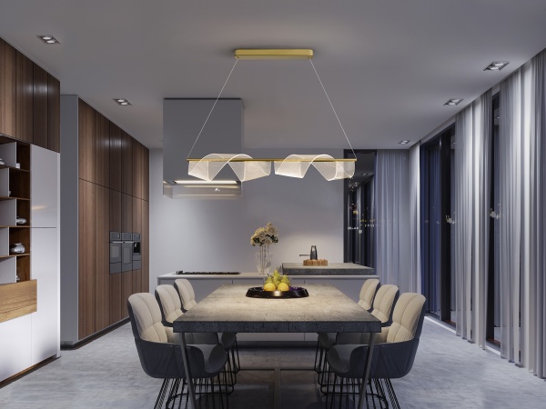 Подвесной светильник Velas золотой от интернет-магазина IDODOM.RU