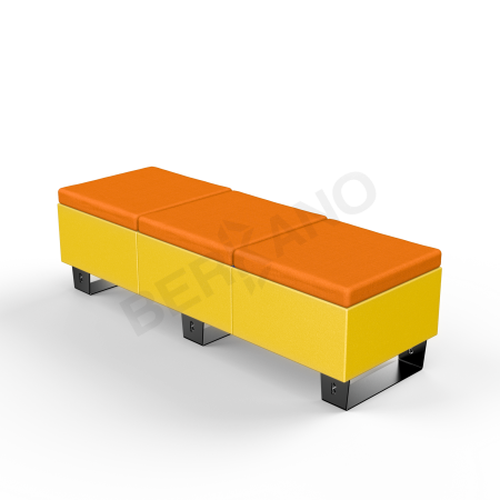 Скамейка Brick 180 Yellow, Orange