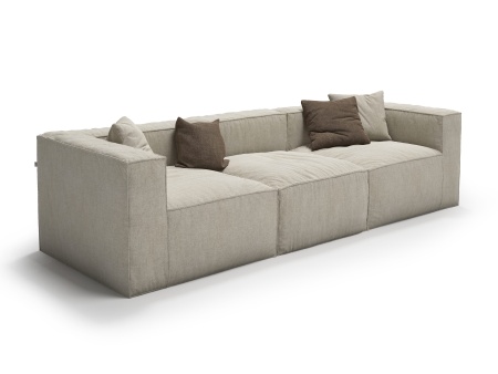 Диван Фри ДФ002 прямой трехместный - Эконом микровелюр