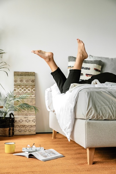 Кровать Nikos 160x200 серая от интернет-магазина IDODOM.RU