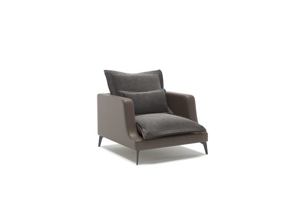 Rey кресло замша серый от интернет-магазина IDODOM.RU