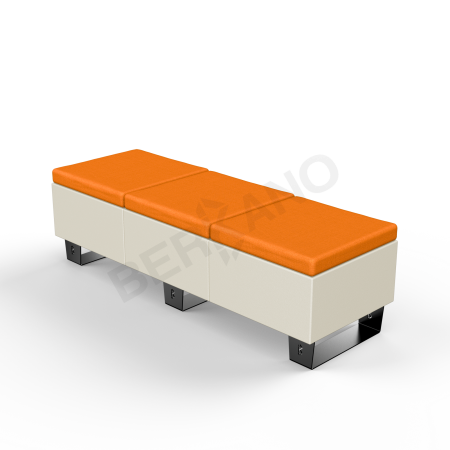 Скамейка Brick 180 Bone Brown, Orange