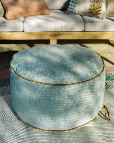 Пуф Dalila PET зеленый Ø 60 см от интернет-магазина IDODOM.RU