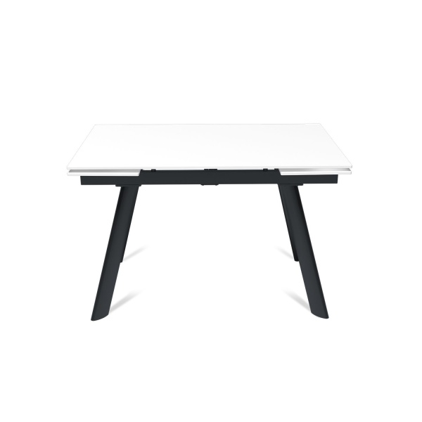 Стол раскладной Stone (120+30+30), керамика матовая белая от интернет-магазина IDODOM.RU