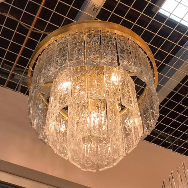 Потолочный светильник Cloyd HERALD FM5 / Ø45 см - латунь (арт.10858) от интернет-магазина IDODOM.RU