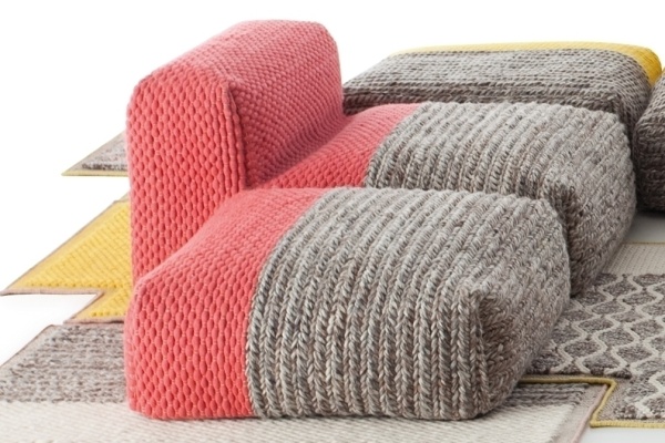 Пуф Mangas Space Plait Coral от интернет-магазина IDODOM.RU