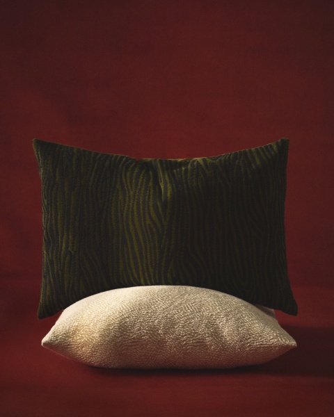 Чехол на подушку Junie из бежевого хлопкового жаккарда 50 x 50 с от интернет-магазина IDODOM.RU