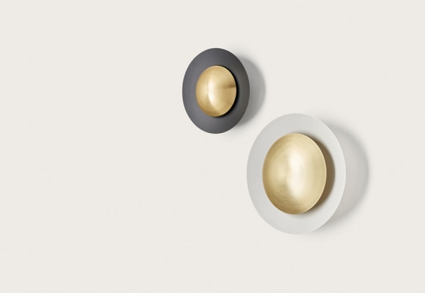 Бра Coss 40 cm черное + диффузор 25 cm латунь от интернет-магазина IDODOM.RU