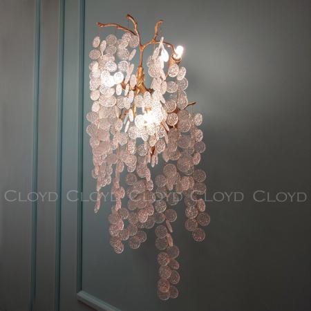 Бра Cloyd HAOMA W3 / выс. 72 см - латунь (арт.20324) от интернет-магазина IDODOM.RU