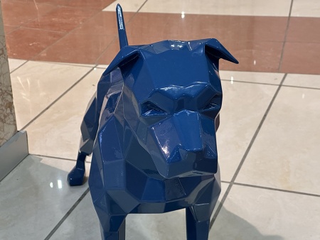 Питбуль(Геймдог).   Финиш: окрашивание по каталогу цветов Rall. Цвет Синий. от интернет-магазина IDODOM.RU