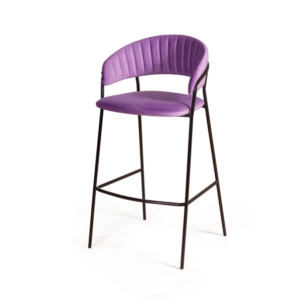 Стул барный Kelly, велюр Holland 36 от интернет-магазина IDODOM.RU