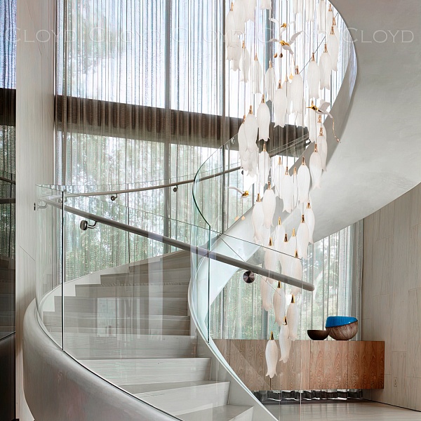 Люстра Cloyd ARGANA C60 / выс. 293 см - керамика - E14 - белый (арт.11240) от интернет-магазина IDODOM.RU