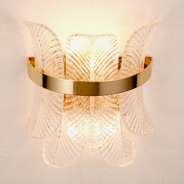 Бра Cloyd SIAM W5 / выс. 31 см - золото (арт.20123) от интернет-магазина IDODOM.RU