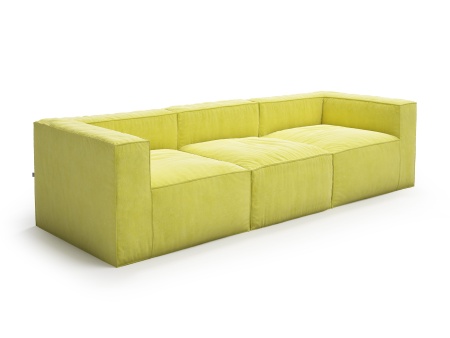 Диван Фри ДФ002 прямой трехместный - Эконом микровелюр