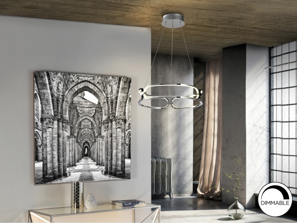 Подвесной светильник Colette Ø47 хром от интернет-магазина IDODOM.RU