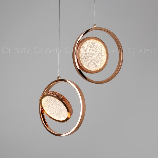 Подвесной светильник Cloyd RINGONE-B P1 / Ø24 см - золото (арт.11154) от интернет-магазина IDODOM.RU