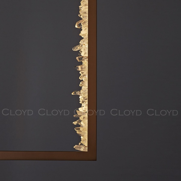 Подвесной светильник Cloyd FRANZEN P1 / выс. 25 см - кварц - латунь (арт.12551) от интернет-магазина IDODOM.RU