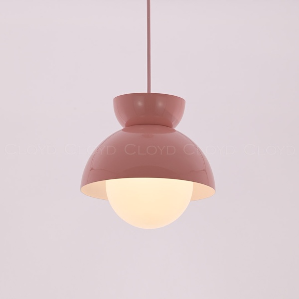 Подвесной светильник Cloyd ERMA-A P1 / Ø20 см - коралловый (арт.11340) от интернет-магазина IDODOM.RU