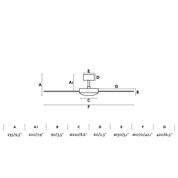Вентилятор Mini Mallorca коричневый от интернет-магазина IDODOM.RU