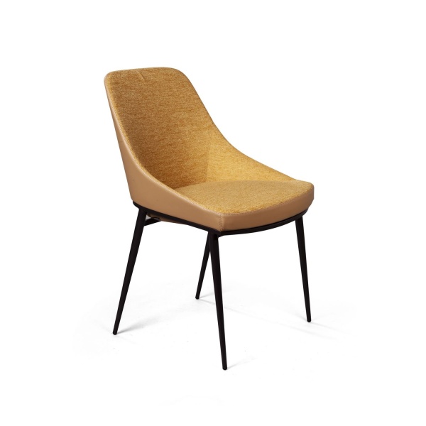 Стул Vincent, велюр комби жёлтый от интернет-магазина IDODOM.RU