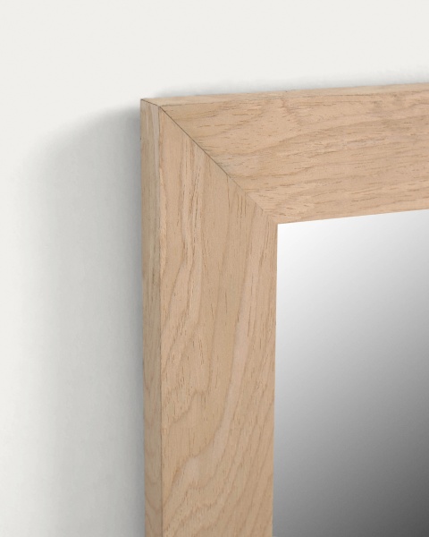 Зеркало Nerina 52 x 152 cm натуральная отделка в широкой раме от интернет-магазина IDODOM.RU