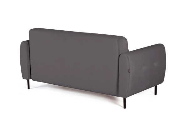 Siena диван-кровать прямой с подлокотниками, бархат серый 27 от интернет-магазина IDODOM.RU