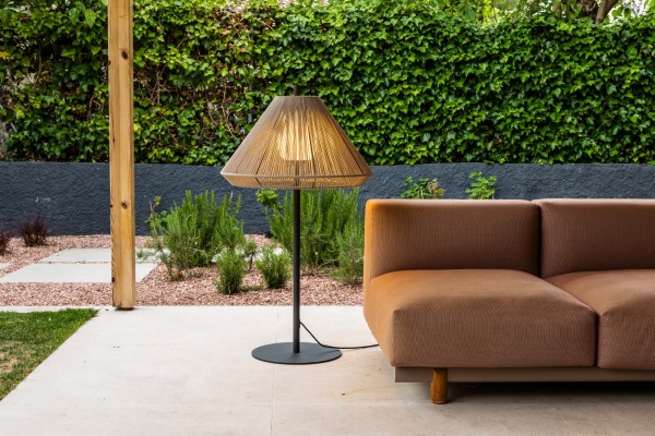 Торшер Saigon OUT 1200 C70 серый/бежевый от интернет-магазина IDODOM.RU