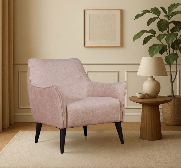 Кресло Vudi, шенилл Puffy beige от интернет-магазина IDODOM.RU