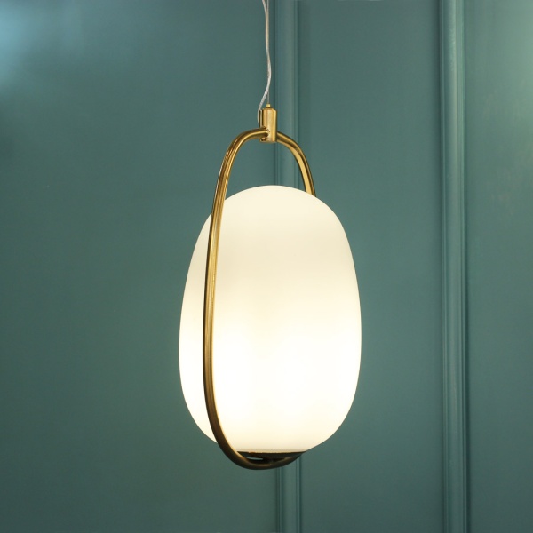 Подвесной светильник Cloyd MONADA-A P1 / выс. 30 см - латунь (арт.10517) от интернет-магазина IDODOM.RU