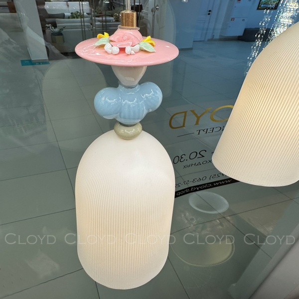 Подвесной светильник Cloyd LOTTIE-E P1 / Ø15 см - керамика - золото (арт.11894) от интернет-магазина IDODOM.RU