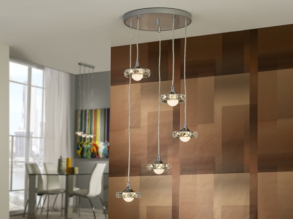 Подвесной светильник Suria 5L LED от интернет-магазина IDODOM.RU