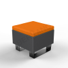 Скамейка Brick 60 Graphite, Orange