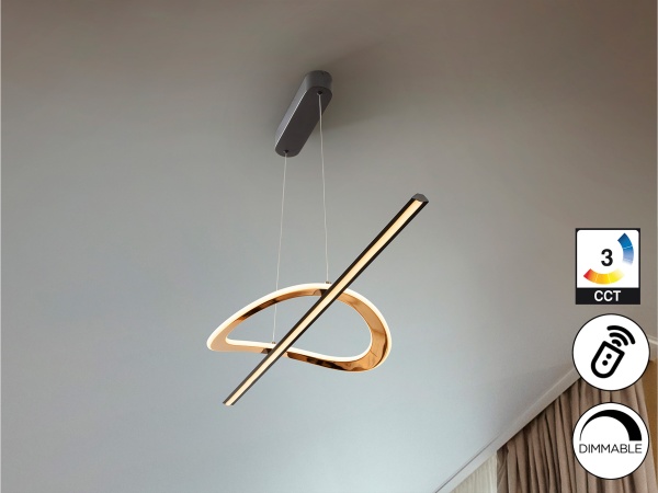 Enora Подвесной светильник черный/золотой от интернет-магазина IDODOM.RU