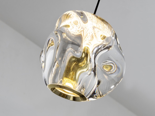 Люстра Zaria 5L- черный/золотой D30 DIM от интернет-магазина IDODOM.RU