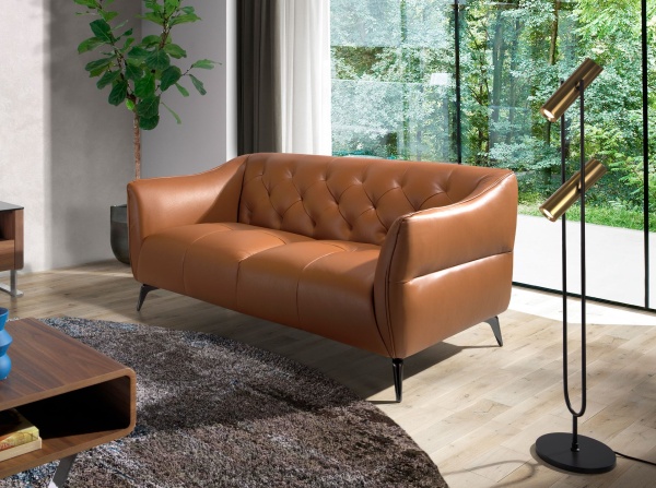 Двухместный диван 6168/KF150-2P с кожаной обивкой от интернет-магазина IDODOM.RU