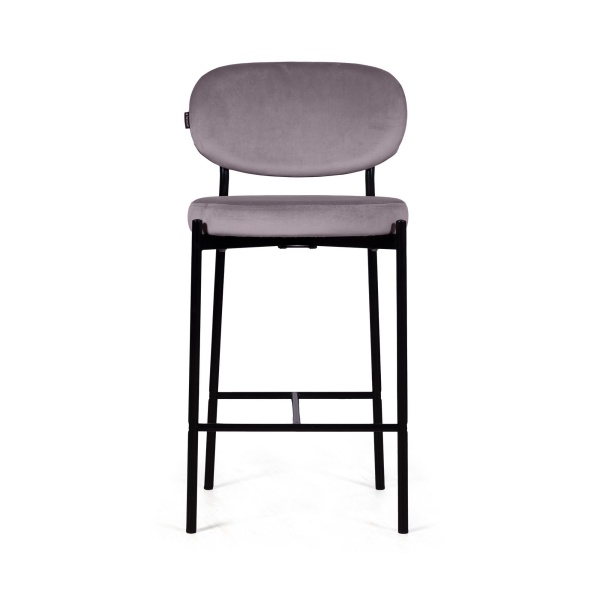 Стул полубарный Mason, бархат серый 27 от интернет-магазина IDODOM.RU