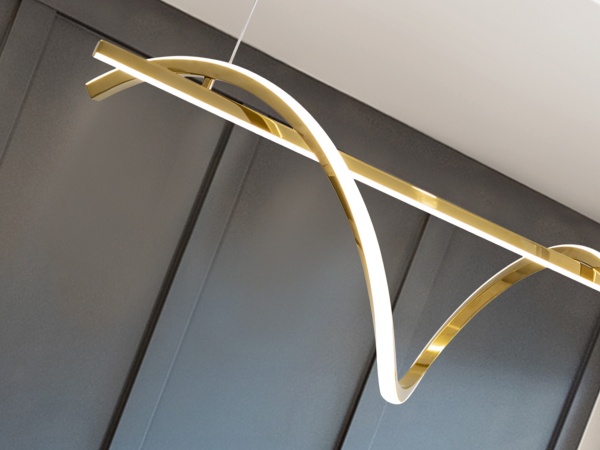 Asure Люстра золотая от интернет-магазина IDODOM.RU