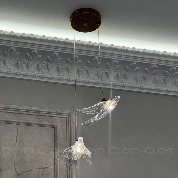 Подвесной светильник Cloyd SIRIN P2 / Ø15 см - латунь (арт.11551) от интернет-магазина IDODOM.RU